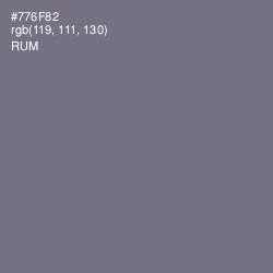 #776F82 - Rum Color Image