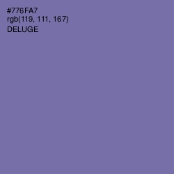 #776FA7 - Deluge Color Image