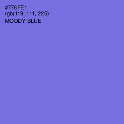 #776FE1 - Moody Blue Color Image