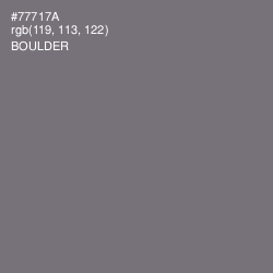 #77717A - Boulder Color Image