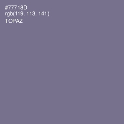 #77718D - Topaz Color Image