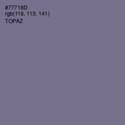 #77718D - Topaz Color Image