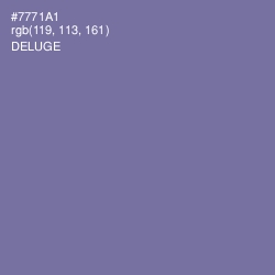 #7771A1 - Deluge Color Image