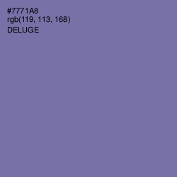 #7771A8 - Deluge Color Image