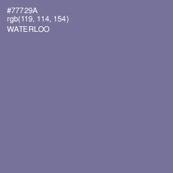 #77729A - Waterloo  Color Image
