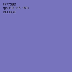 #7773BD - Deluge Color Image