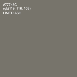 #77746C - Limed Ash Color Image