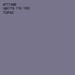 #77748B - Topaz Color Image