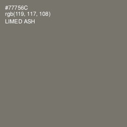 #77756C - Limed Ash Color Image