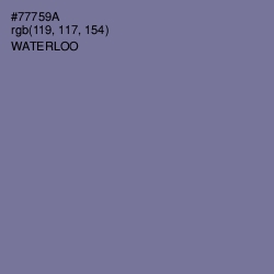 #77759A - Waterloo  Color Image