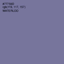 #77759D - Waterloo  Color Image