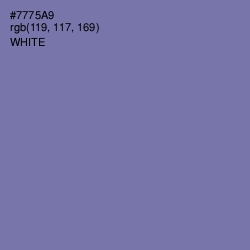 #7775A9 - Deluge Color Image