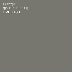 #77776F - Limed Ash Color Image