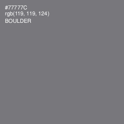 #77777C - Boulder Color Image