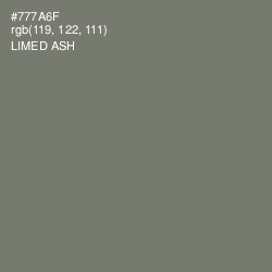 #777A6F - Limed Ash Color Image