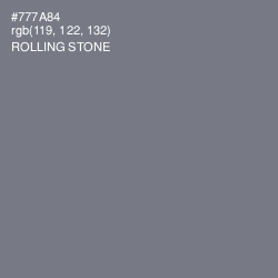 #777A84 - Rolling Stone Color Image