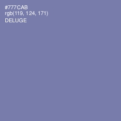 #777CAB - Deluge Color Image