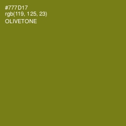 #777D17 - Olivetone Color Image