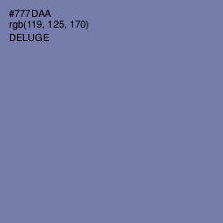 #777DAA - Deluge Color Image