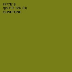 #777E18 - Olivetone Color Image