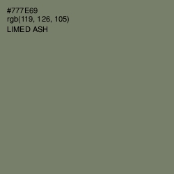 #777E69 - Limed Ash Color Image