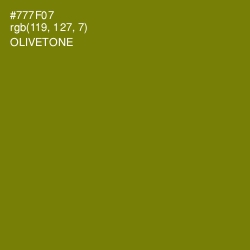 #777F07 - Olivetone Color Image