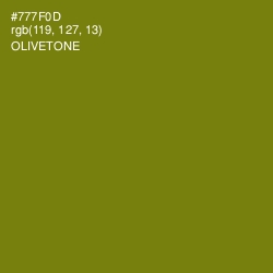 #777F0D - Olivetone Color Image