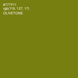 #777F11 - Olivetone Color Image