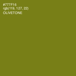 #777F16 - Olivetone Color Image