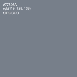 #77808A - Sirocco Color Image
