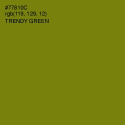 #77810C - Trendy Green Color Image