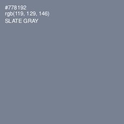 #778192 - Slate Gray Color Image