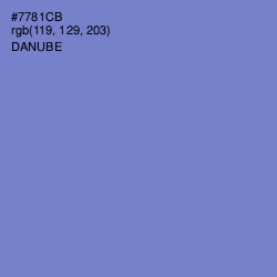 #7781CB - Danube Color Image