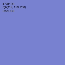 #7781D0 - Danube Color Image