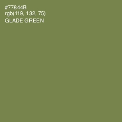 #77844B - Glade Green Color Image