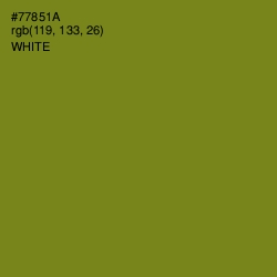 #77851A - Trendy Green Color Image