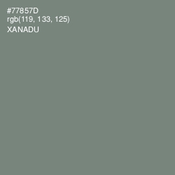 #77857D - Xanadu Color Image