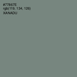 #77867E - Xanadu Color Image