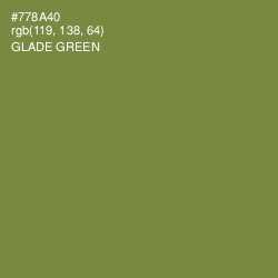 #778A40 - Glade Green Color Image