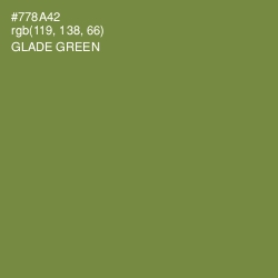 #778A42 - Glade Green Color Image