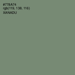 #778A74 - Xanadu Color Image