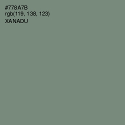 #778A7B - Xanadu Color Image