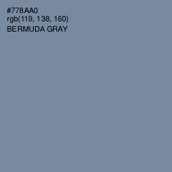 #778AA0 - Bermuda Gray Color Image