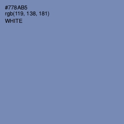 #778AB5 - Wild Blue Yonder Color Image