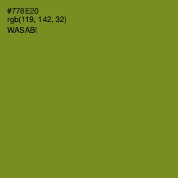 #778E20 - Wasabi Color Image