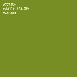 #778E24 - Wasabi Color Image