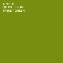 #778F10 - Trendy Green Color Image