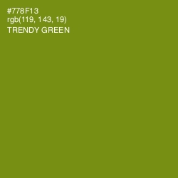 #778F13 - Trendy Green Color Image
