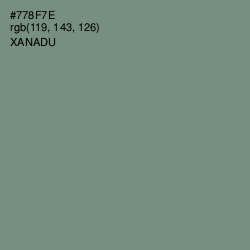 #778F7E - Xanadu Color Image