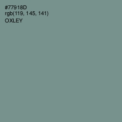 #77918D - Oxley Color Image